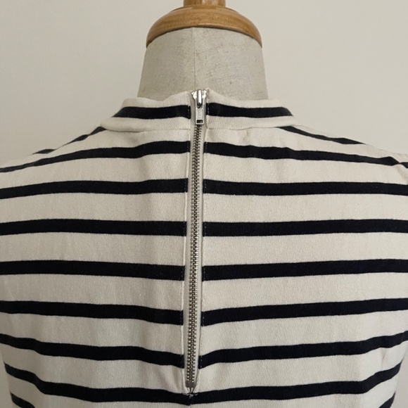 Gorman + Monika Forsberg Music Note Black & White Stripe Dress size 10 - Picture 6 of 9